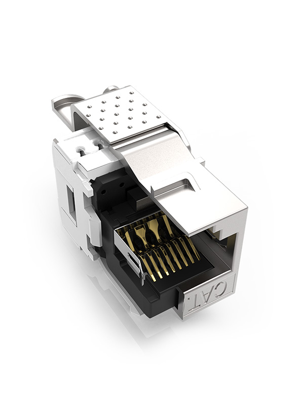 鋅合金-屏蔽免打網絡模塊