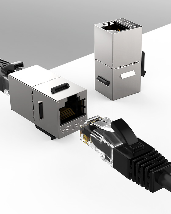 Shielded RJ45 Keystone Coupler