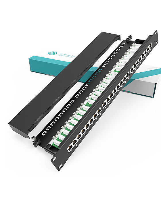 1U 24 Ports Network Patch Panel