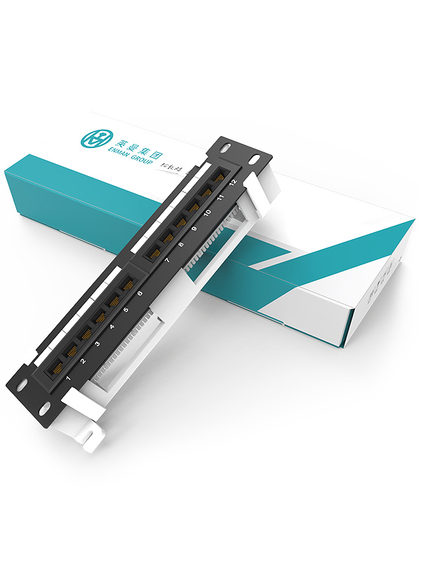1U 12 Ports Network Patch Panel