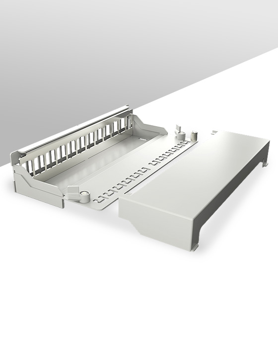 1U12口-屏蔽網(wǎng)絡(luò)空配架