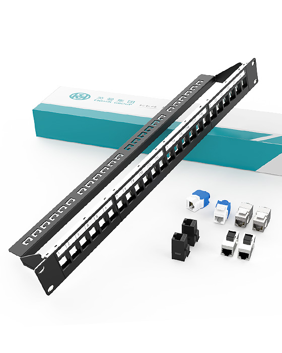 1U24口-屏蔽網絡空配架