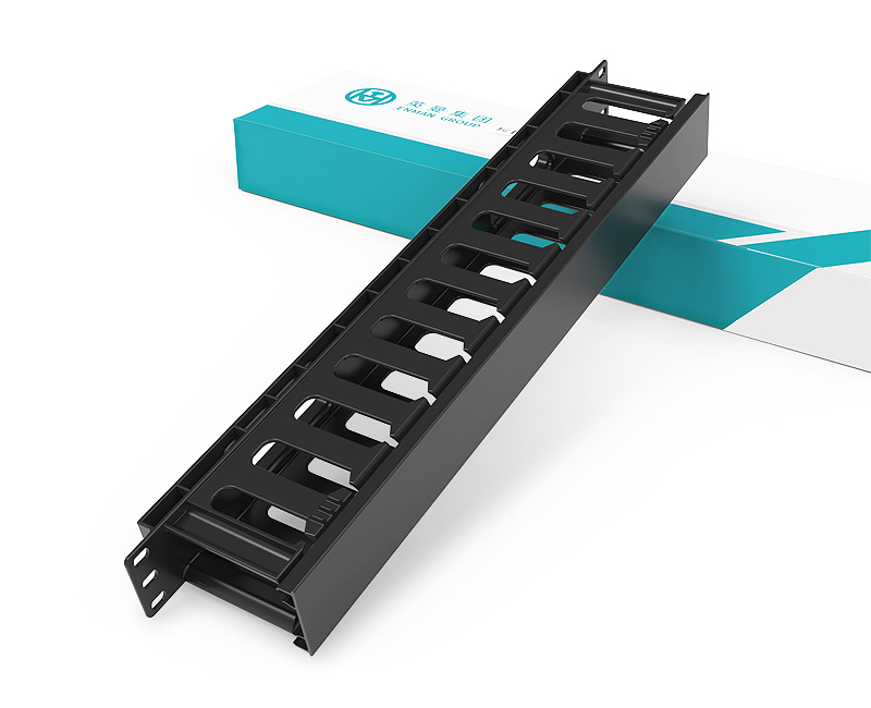 Enmane-1U 24 Ports  Engineering grade metal cable management