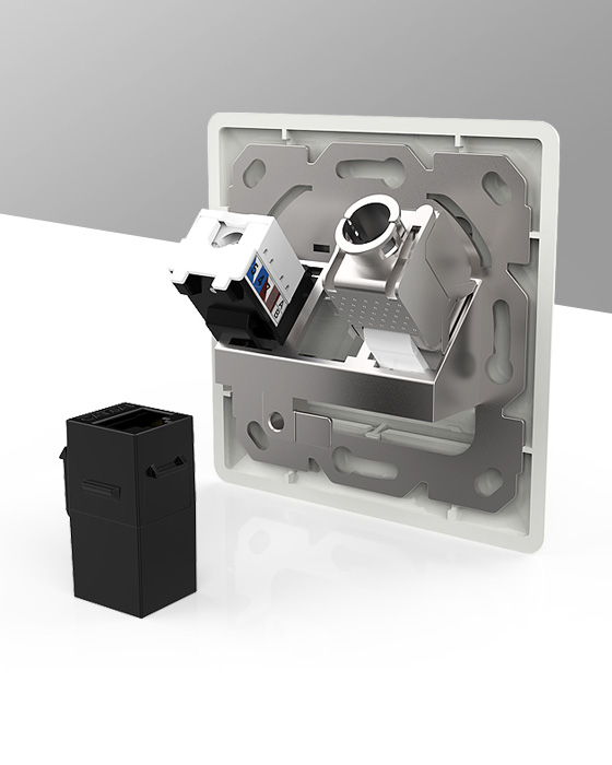 80 Type Network RJ45 Faceplate