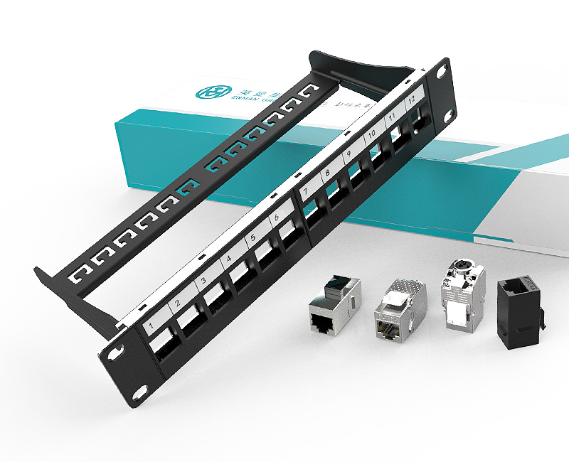 英曼1U12口-直通網(wǎng)絡(luò)空配架