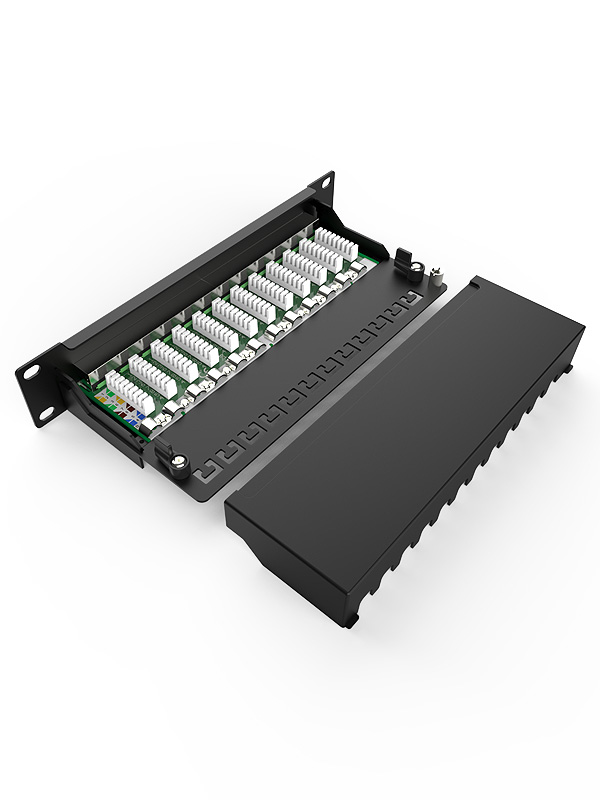 1U12口-防塵網(wǎng)絡(luò)配線架