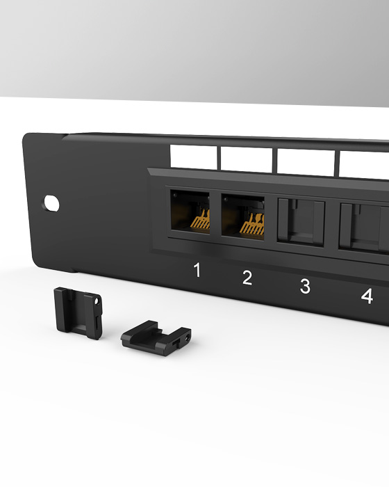 1U8口-弱電款網絡配線架