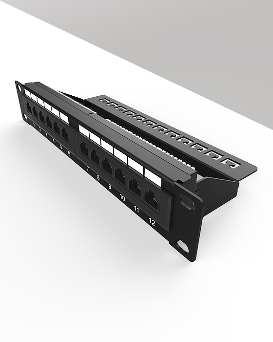 1U12口-網絡配線架