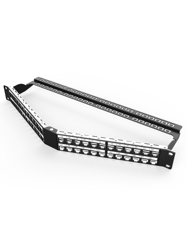 1U48口-屏蔽折彎空配架