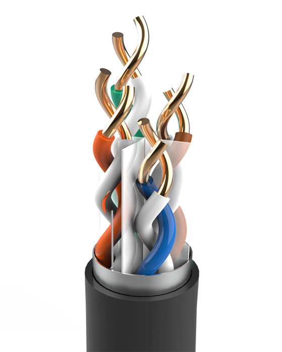 超六類-萬(wàn)兆屏蔽工程網(wǎng)線