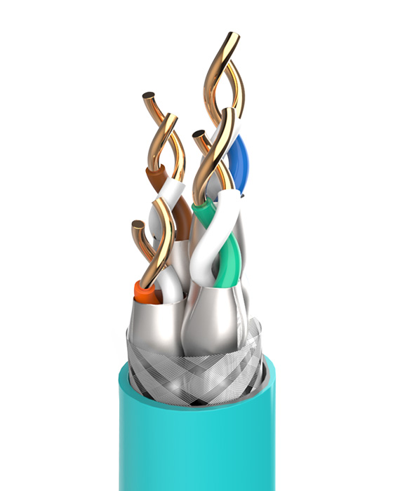 七類-萬兆雙屏蔽工程網線(SFTP)