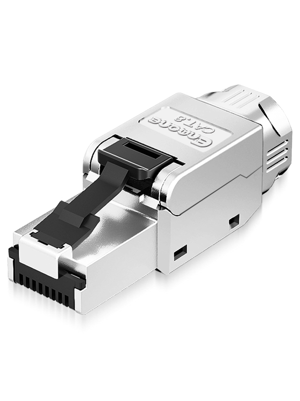 超短屏蔽免打水晶頭