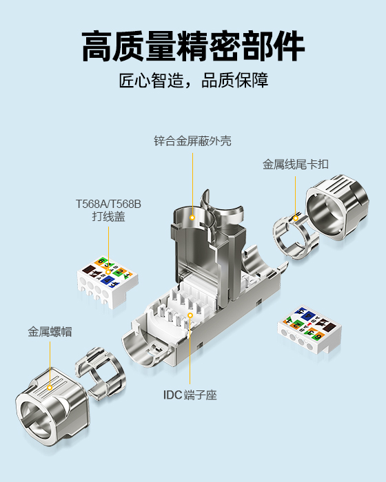 屏蔽款-網線延長對接器