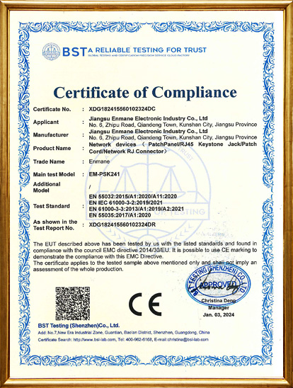 Certificate of Compliance