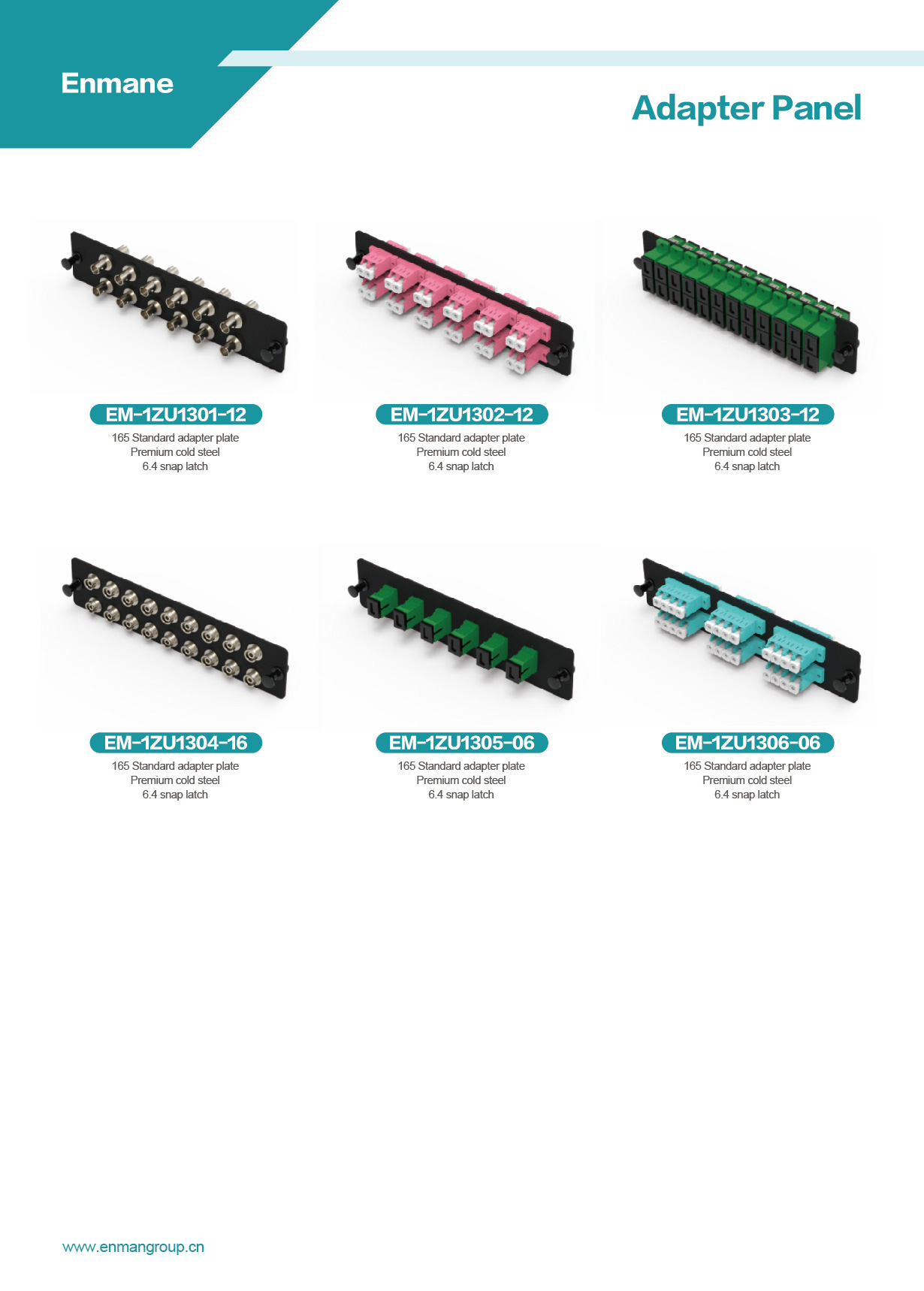 Fiber Optic Adapter Panel