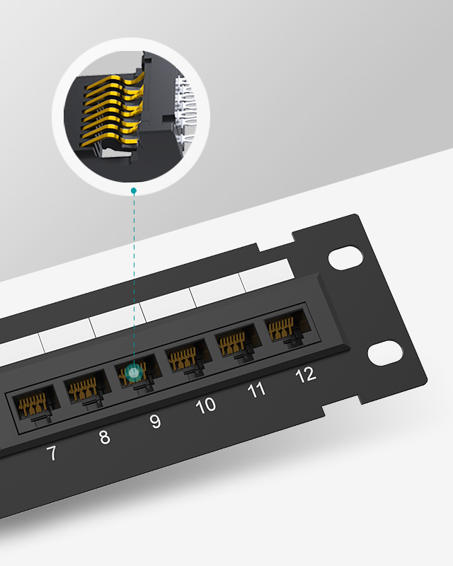 1U12口-網(wǎng)絡配線架