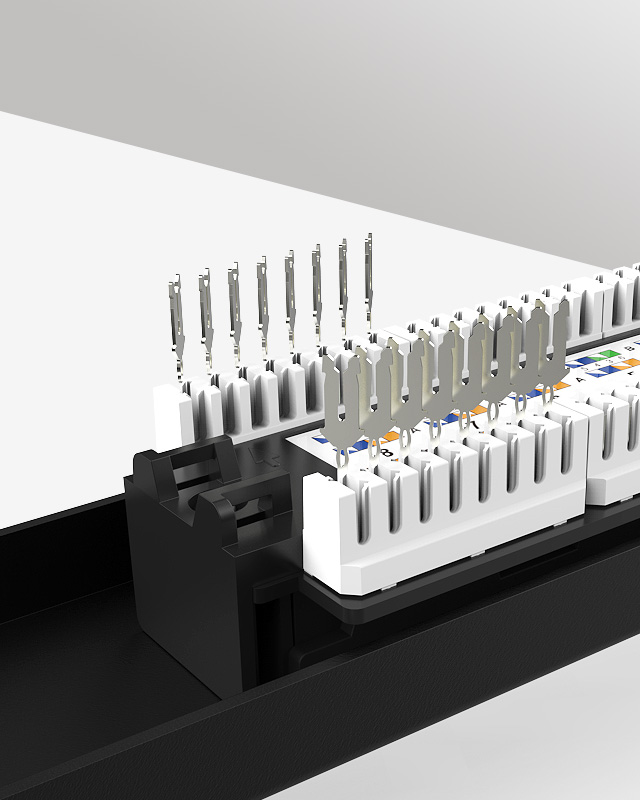 1U16口-防塵網絡配線架